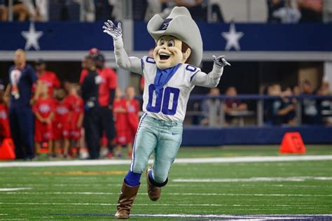 Dallas cowboys mascot uniform